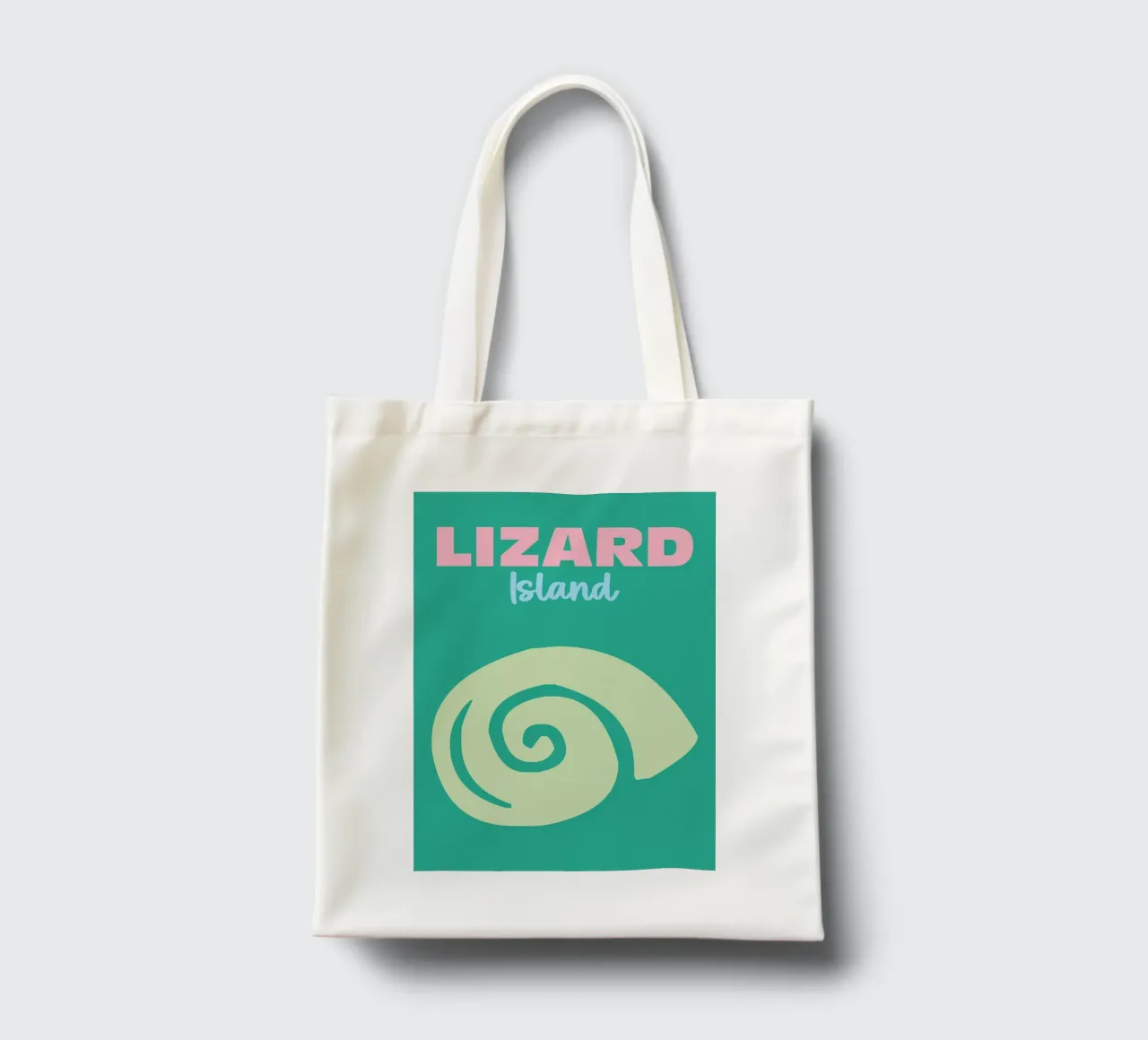 Lizard Island borsa in juta da Art Fart