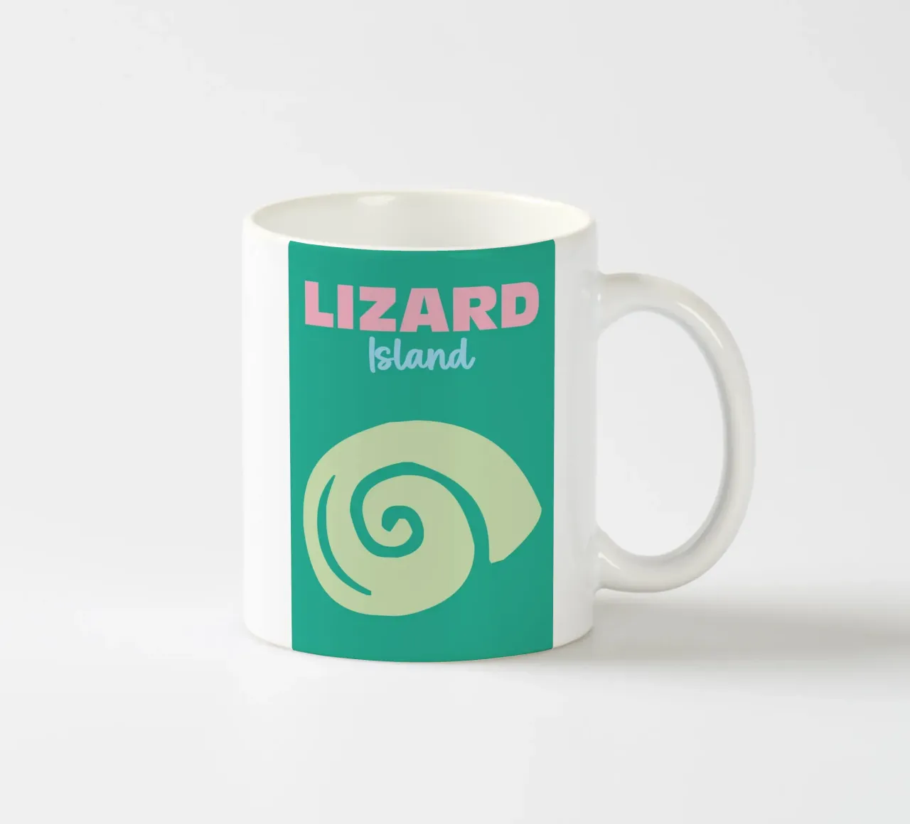 Lizard Island tazza in ceramica da Art Fart