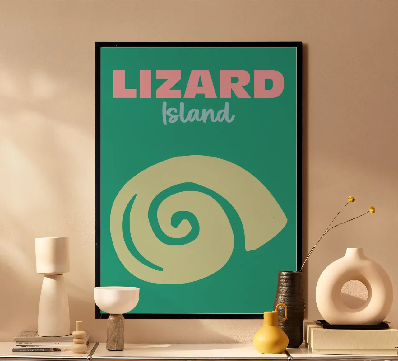 Lizard Island poster da Art Fart
