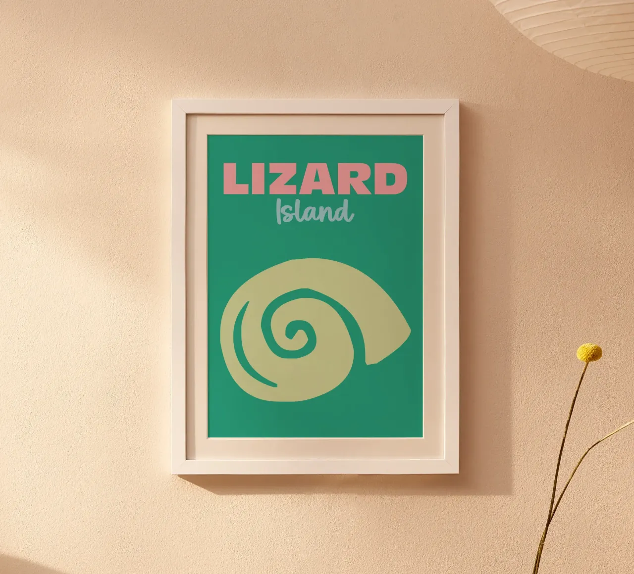 Lizard Island poster da Art Fart