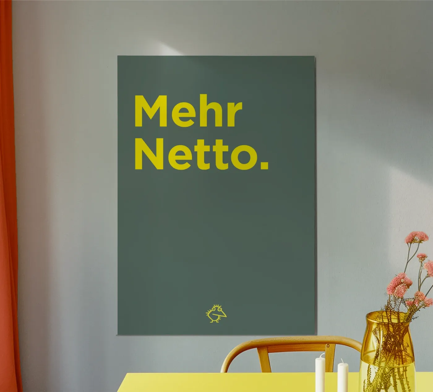 Mehr Netto. poster by Art Fart
