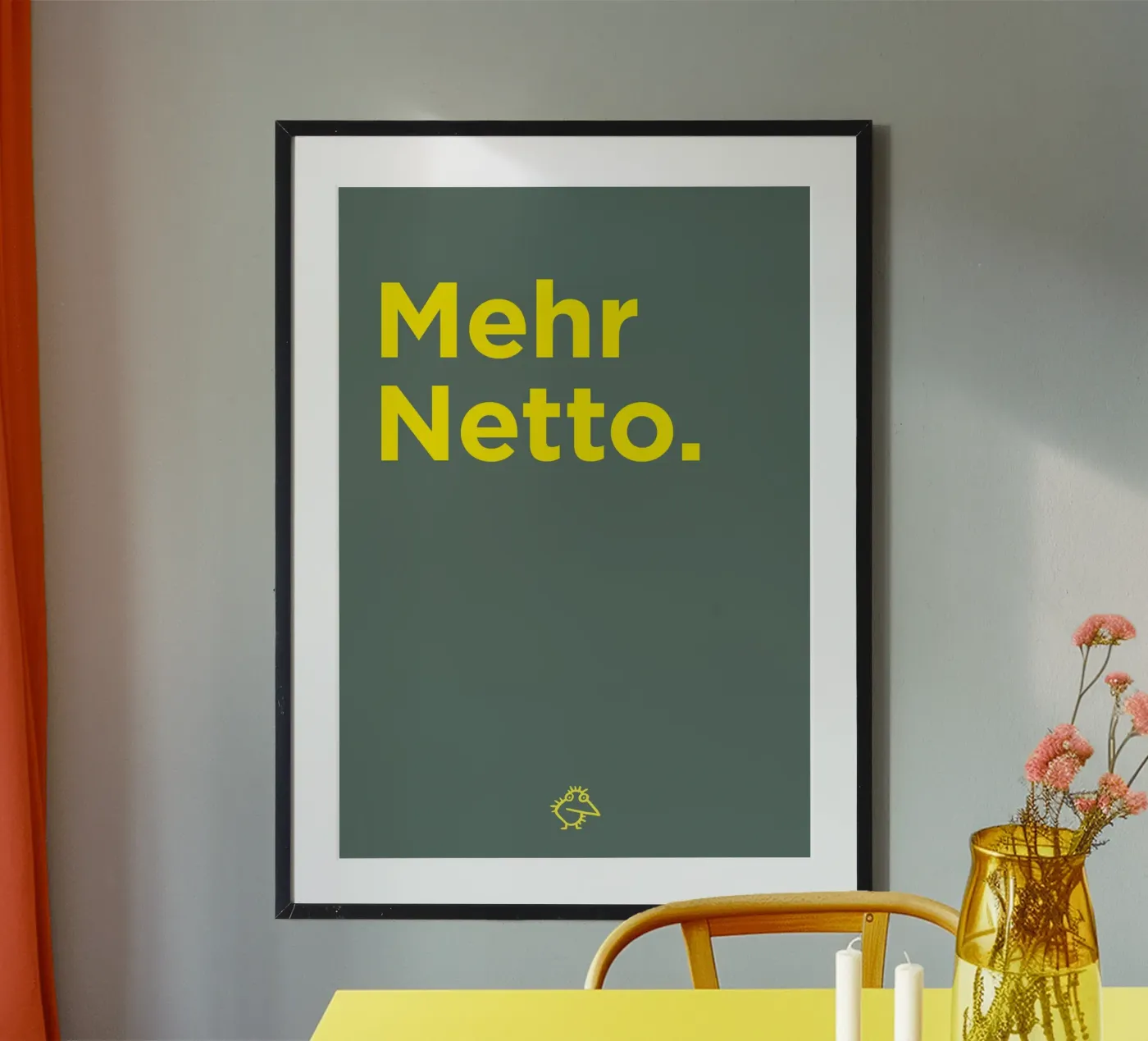 Mehr Netto. poster by Art Fart