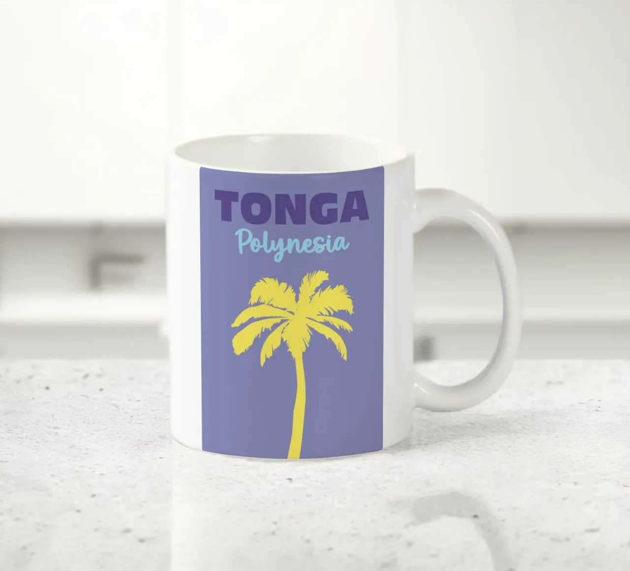 Tonga, Polinesia tazza in ceramica da Art Fart