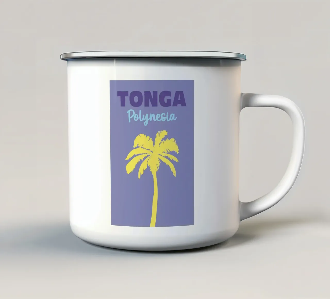 Tonga, Polinesia tazza in smalto da Art Fart