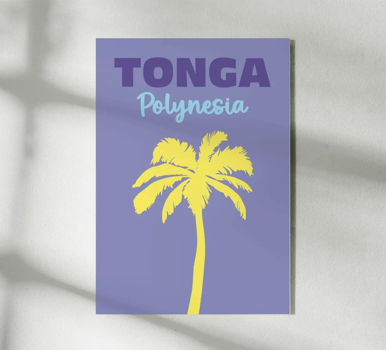 Tonga, Polinesia plexiglass da Art Fart