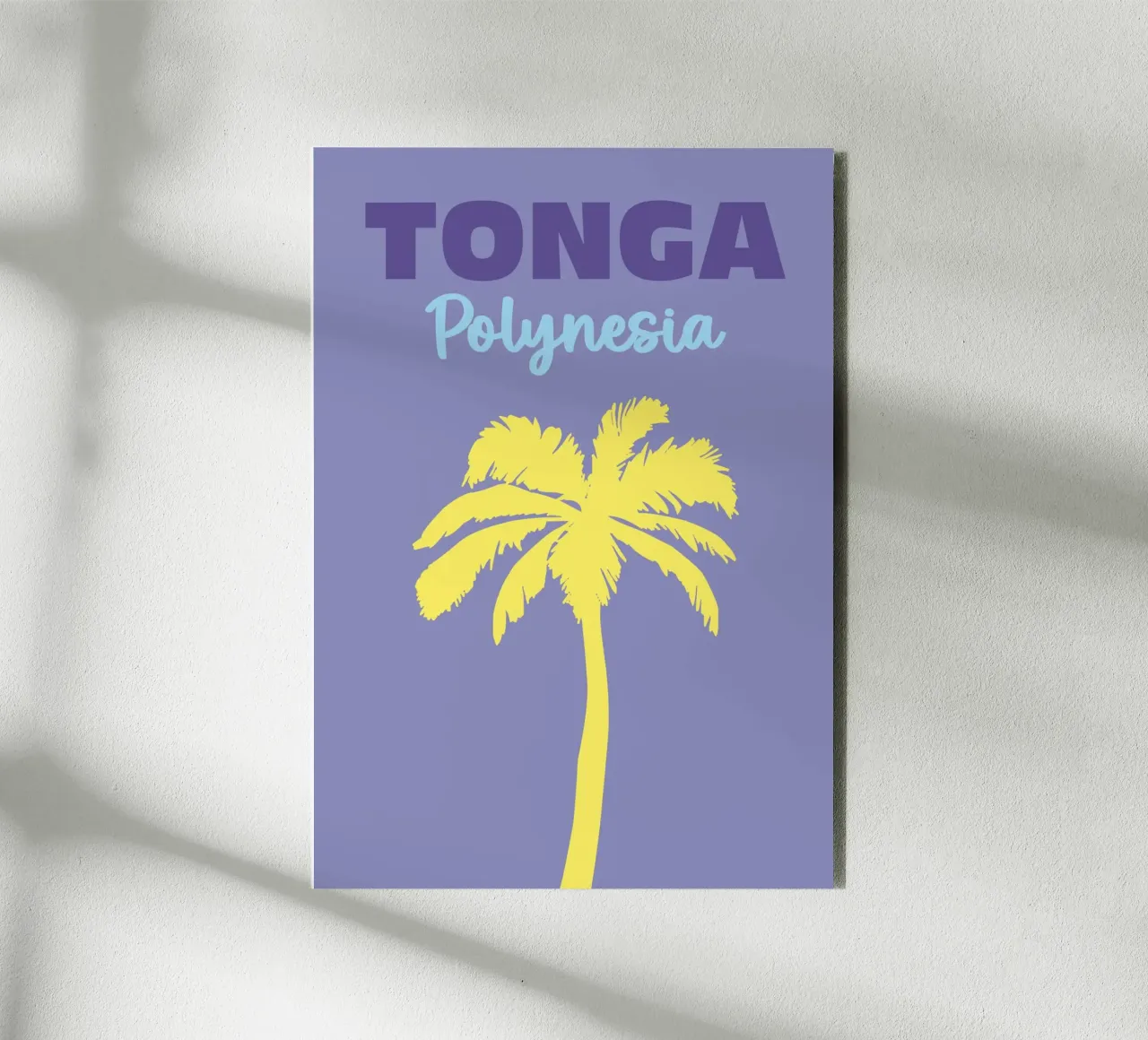 Tonga, Polinesia alluminio dibond da Art Fart