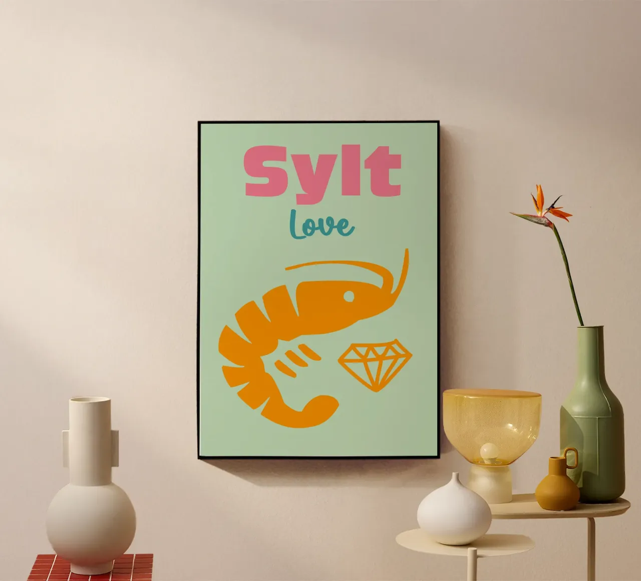Amore a Sylt plexiglass da Art Fart