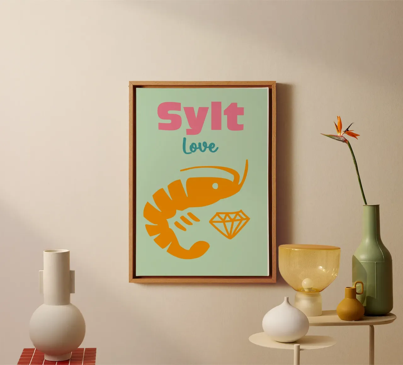 Amore a Sylt tela da Art Fart