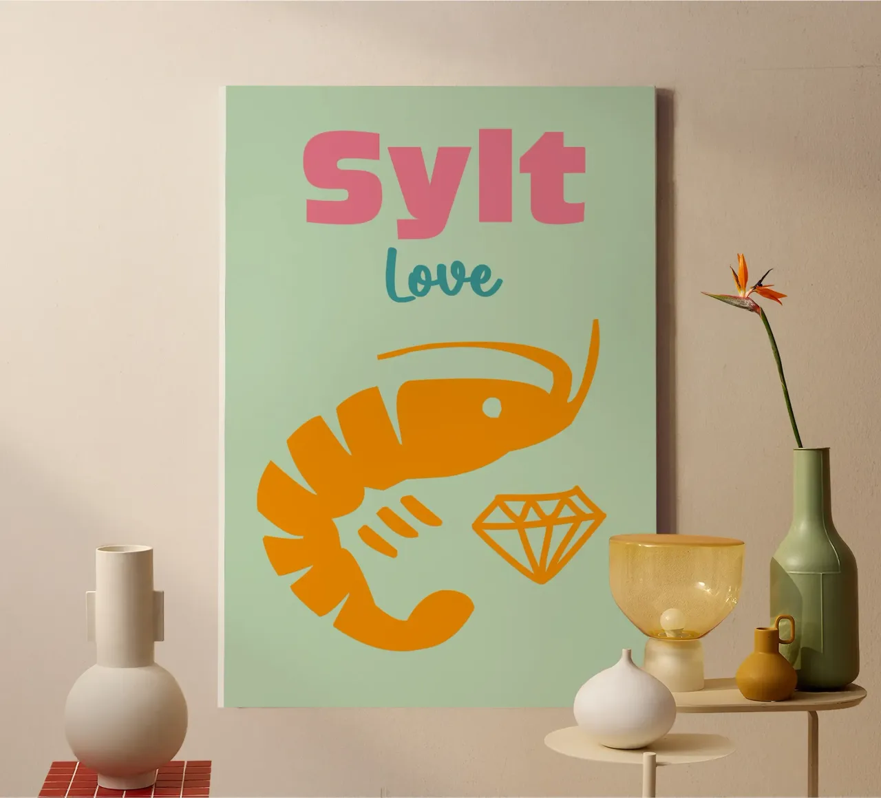Amore a Sylt tela da Art Fart