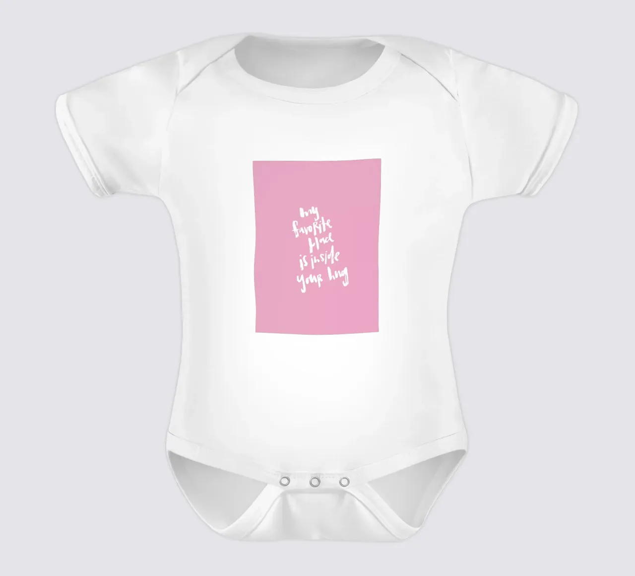 Inside your hug body neonato maniche corte da Brushmeetspaper