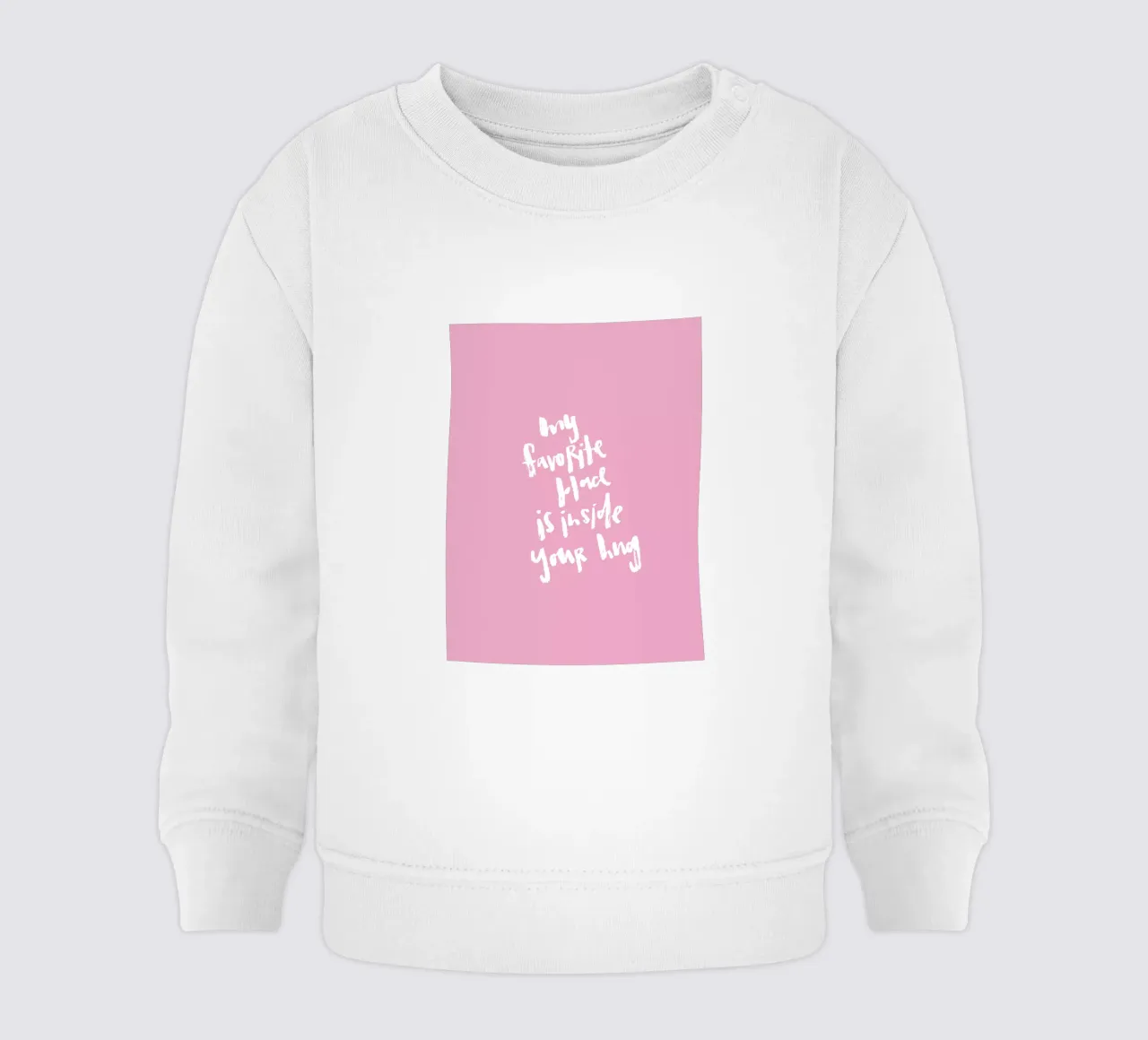 Inside your hug felpa neonato da Brushmeetspaper