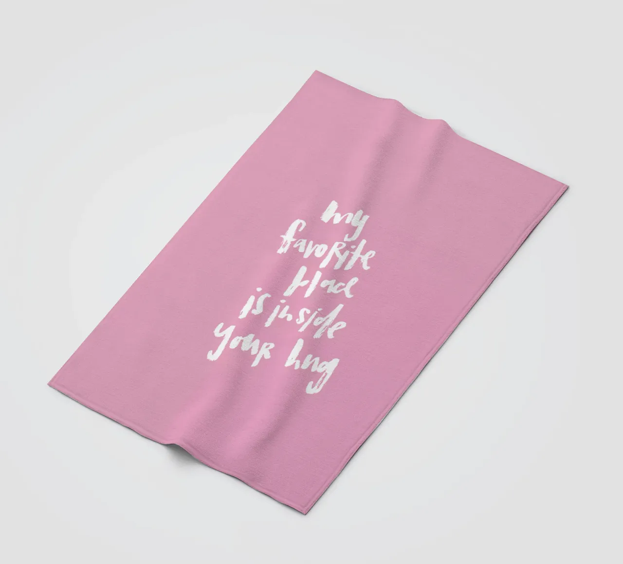 Inside your hug coperta in pile da Brushmeetspaper