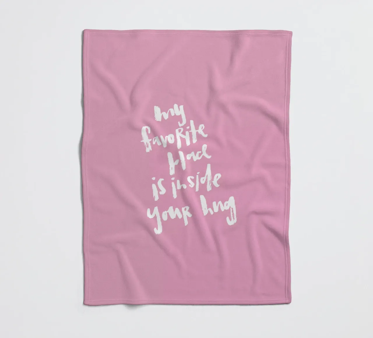 Inside your hug coperta in pile da Brushmeetspaper