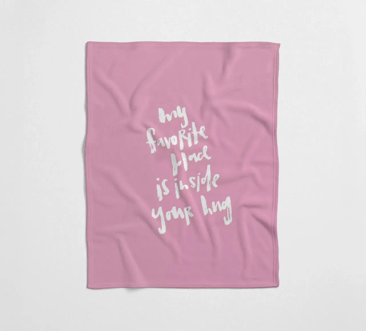 Inside your hug coperta in pile da Brushmeetspaper