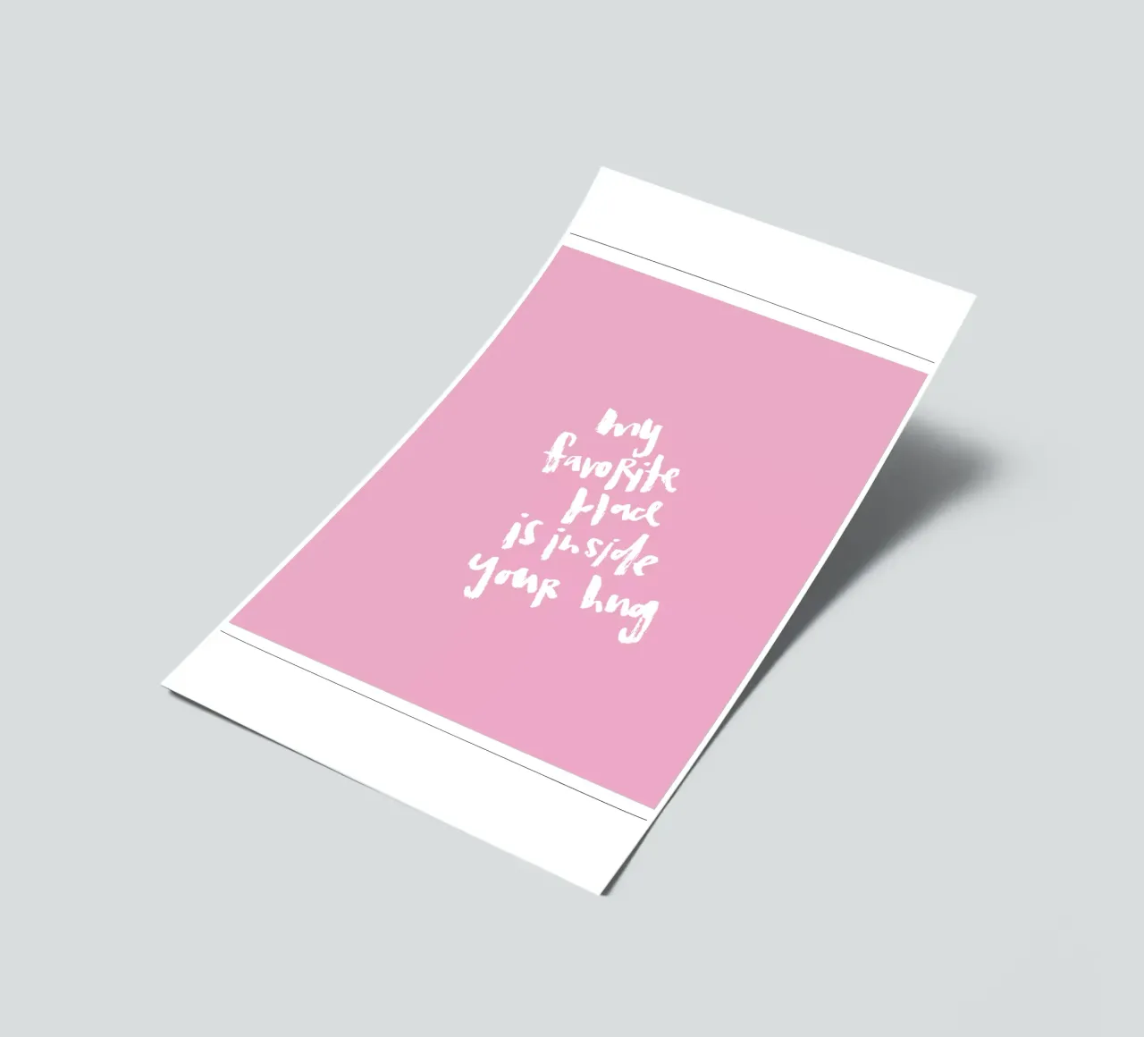 Inside your hug foglio adesivo da Brushmeetspaper