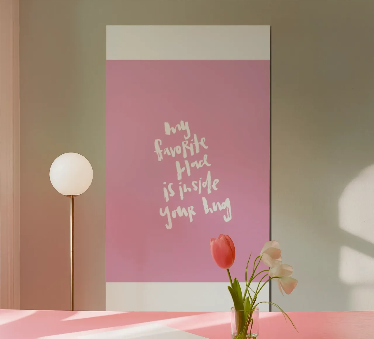 Inside your hug poster da Brushmeetspaper