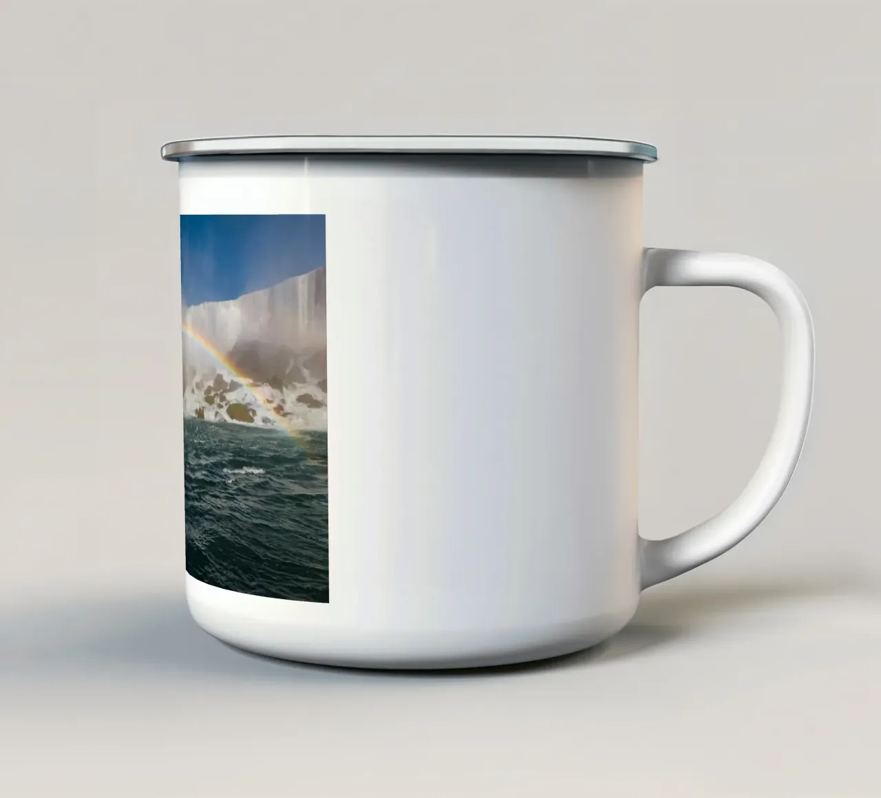 CASCATE DEL NIAGARA 01 tazza in smalto da Tom Uhlenberg