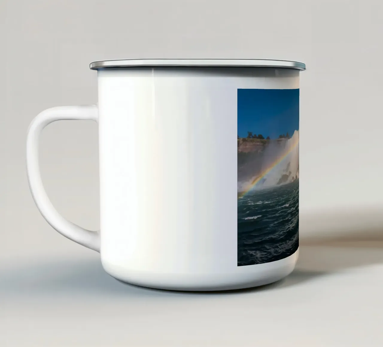 CASCATE DEL NIAGARA 01 tazza in smalto da Tom Uhlenberg