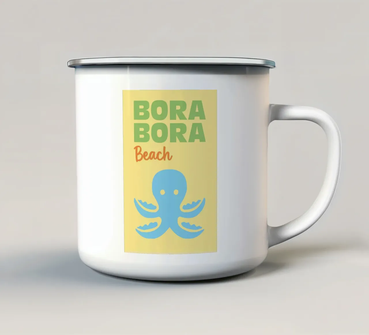 Bora Bora Beach tazza in smalto da Art Fart