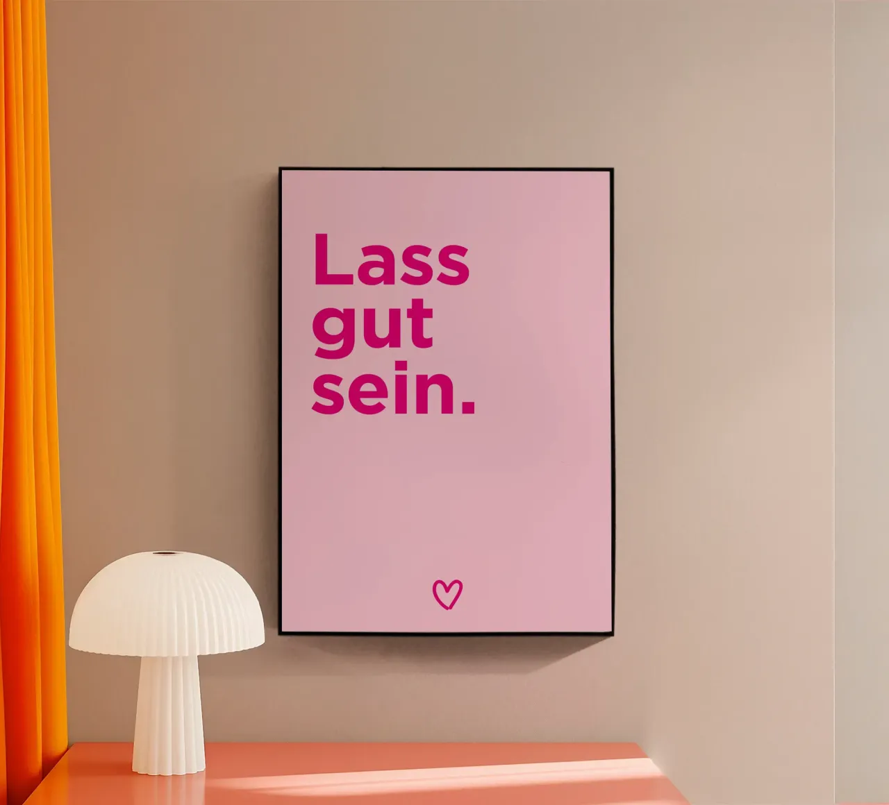 Lass gut sein plexiglass da Art Fart