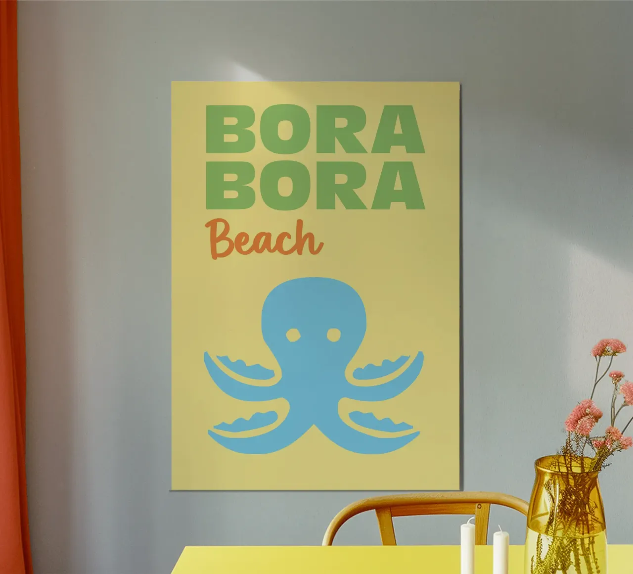 Bora Bora Beach poster da Art Fart