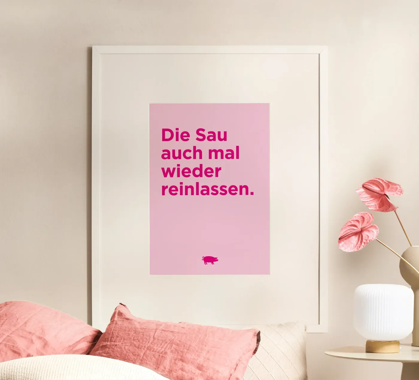 Die Sau Poster von Art Fart