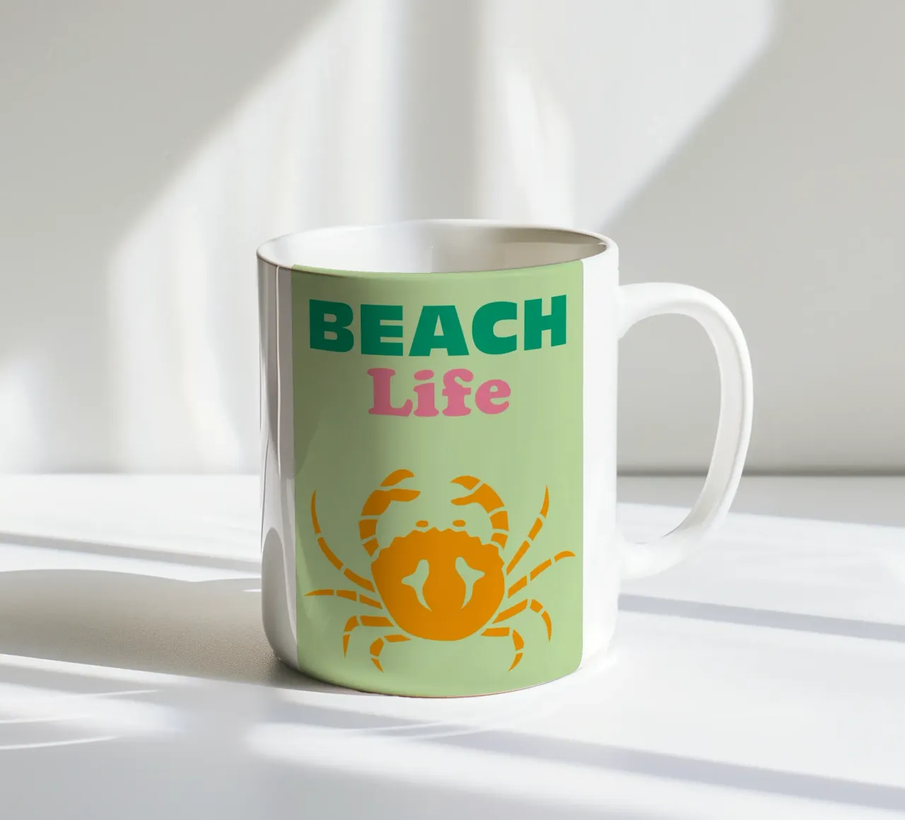 Vita da spiaggia tazza in ceramica da Art Fart