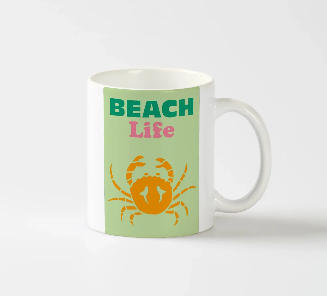 Vita da spiaggia tazza in ceramica da Art Fart