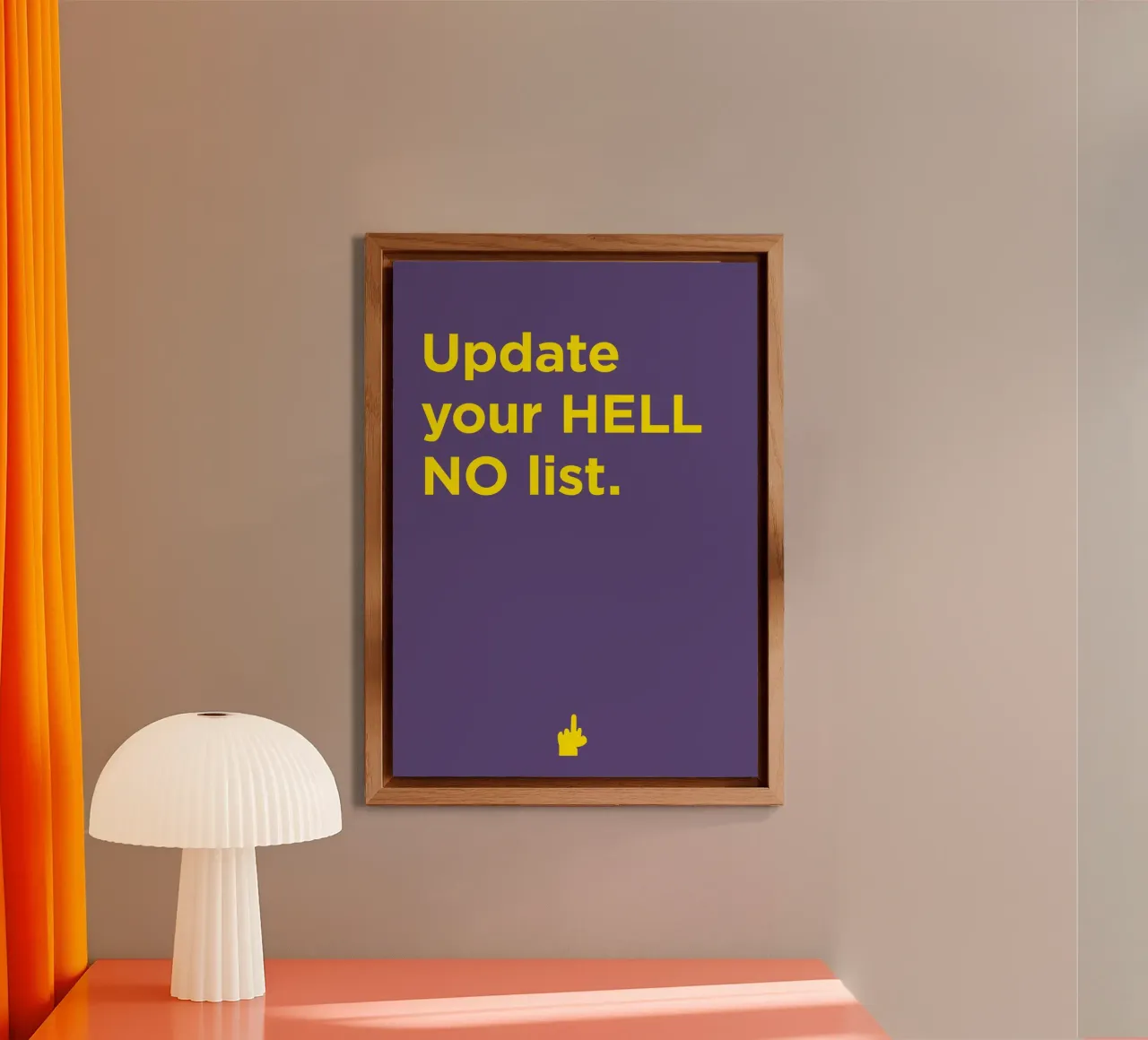 HELL NO alluminio dibond da Art Fart