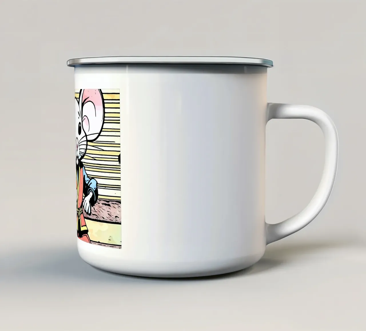 Animali Pop Art #6 tazza in smalto da ZAMART - PopArt