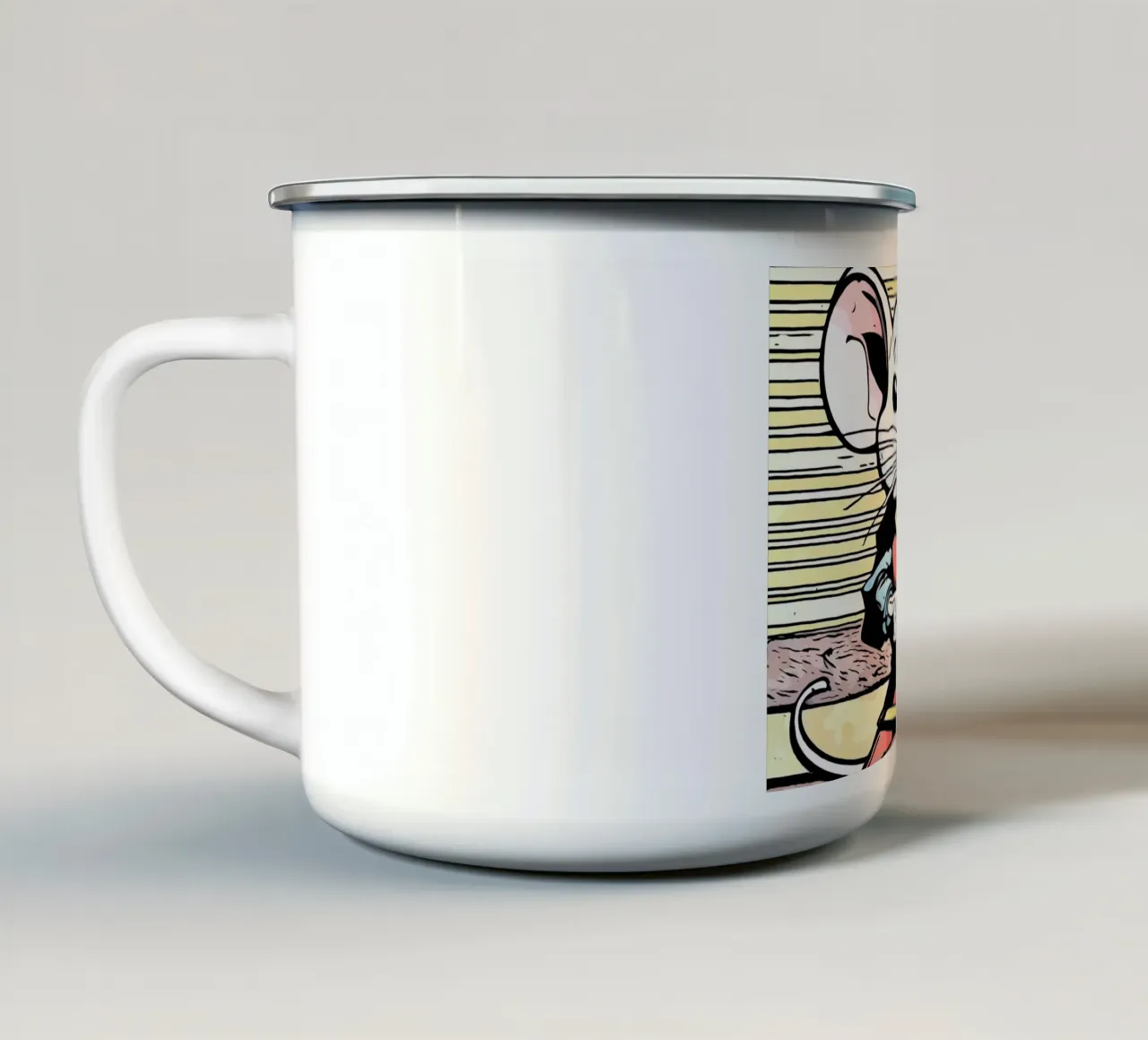 Animali Pop Art #6 tazza in smalto da ZAMART - PopArt