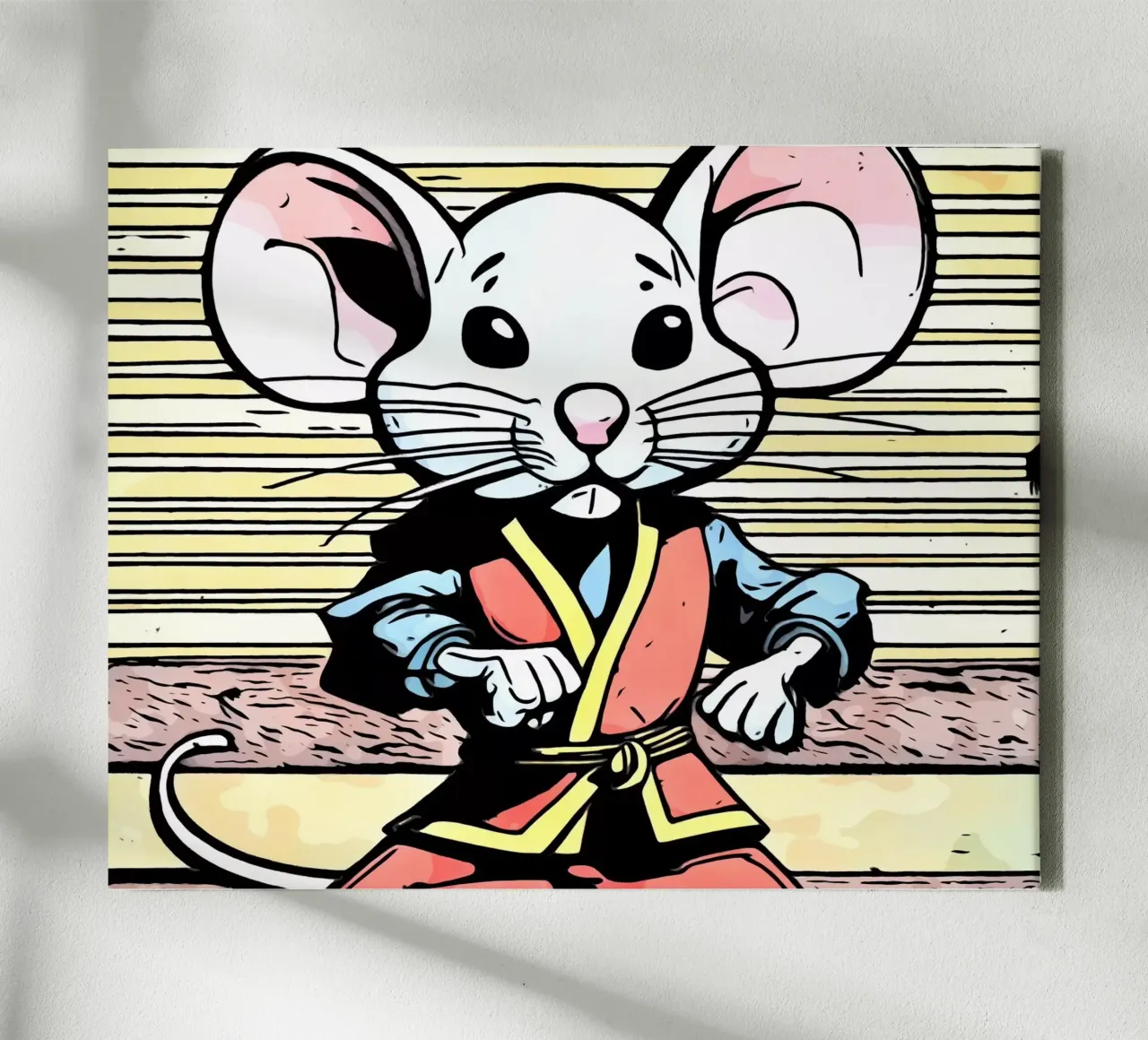 Animali Pop Art #6 tela con Cornice a cassetta da ZAMART - PopArt