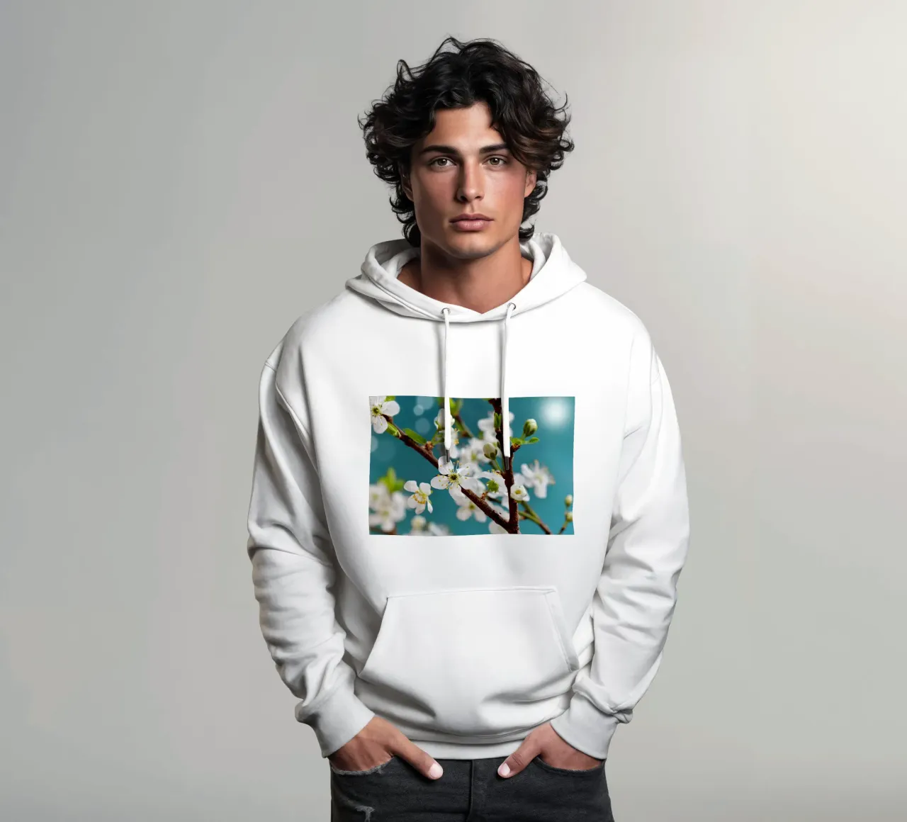 Primavera felpa con cappuccio da Atteloi