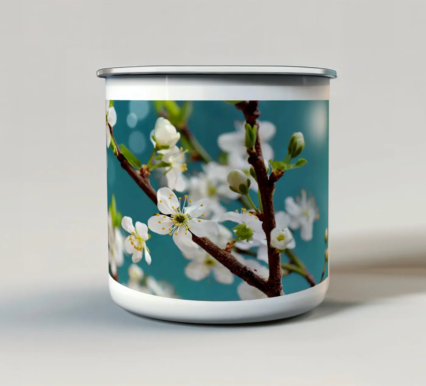 Spring enamel mug by Atteloi
