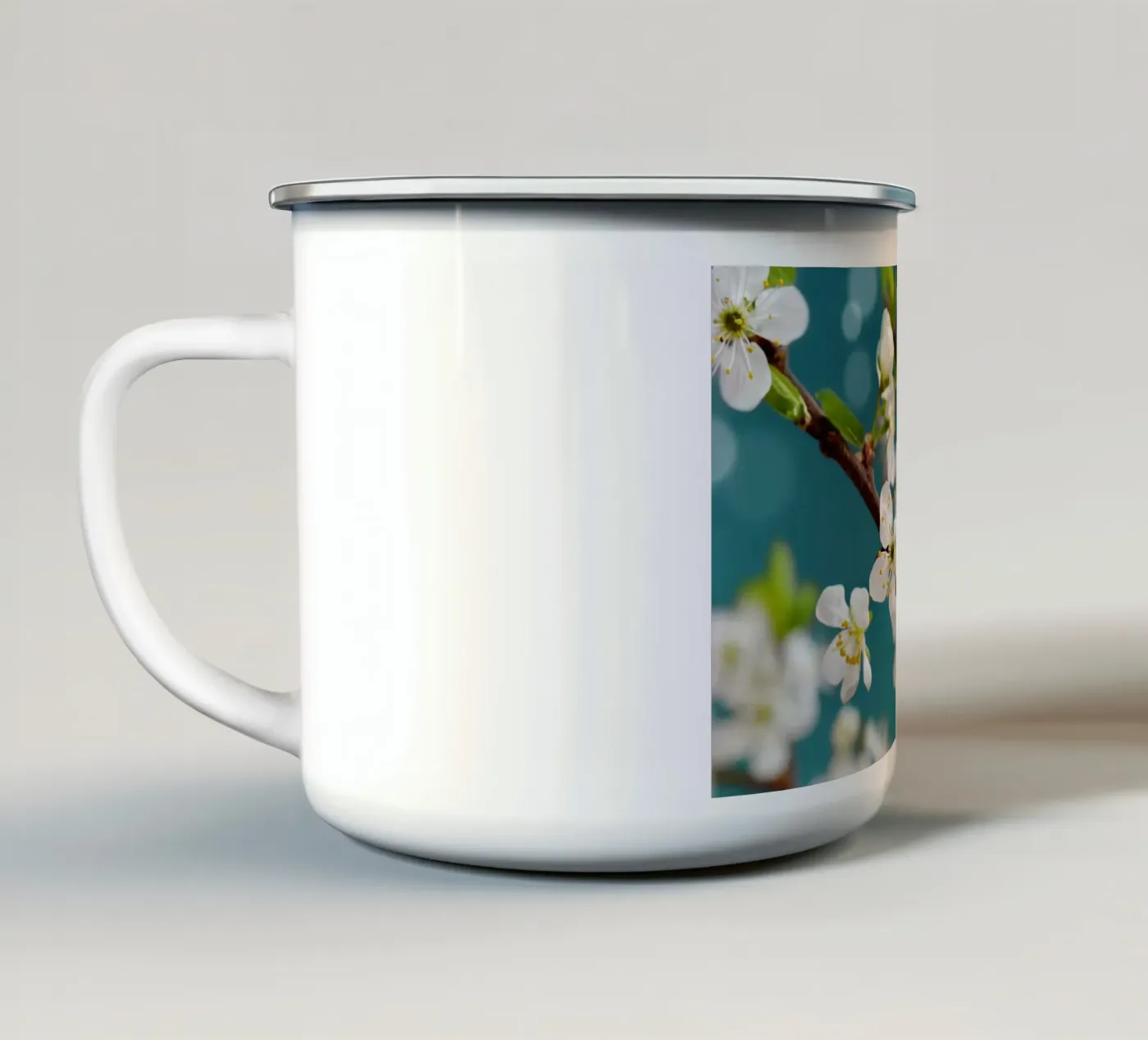Spring enamel mug by Atteloi