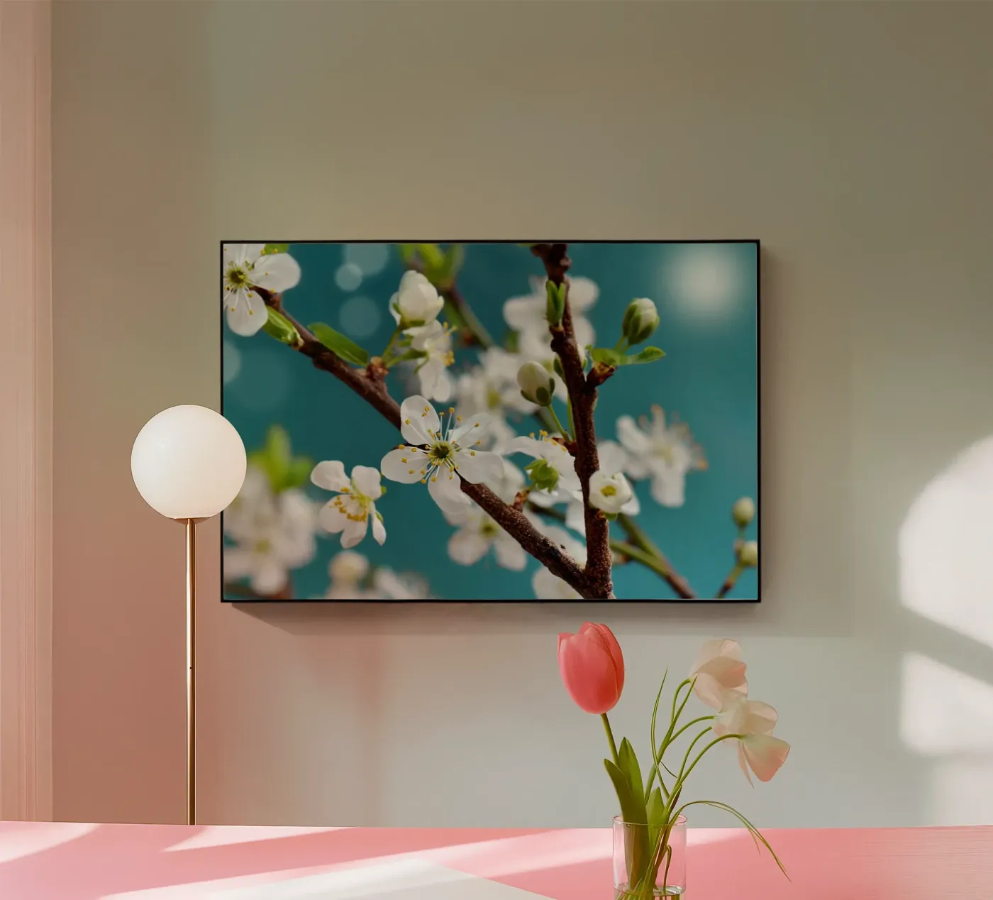 Spring acryl van Atteloi