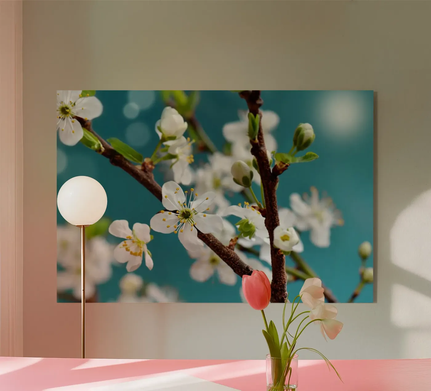 Spring acryl van Atteloi