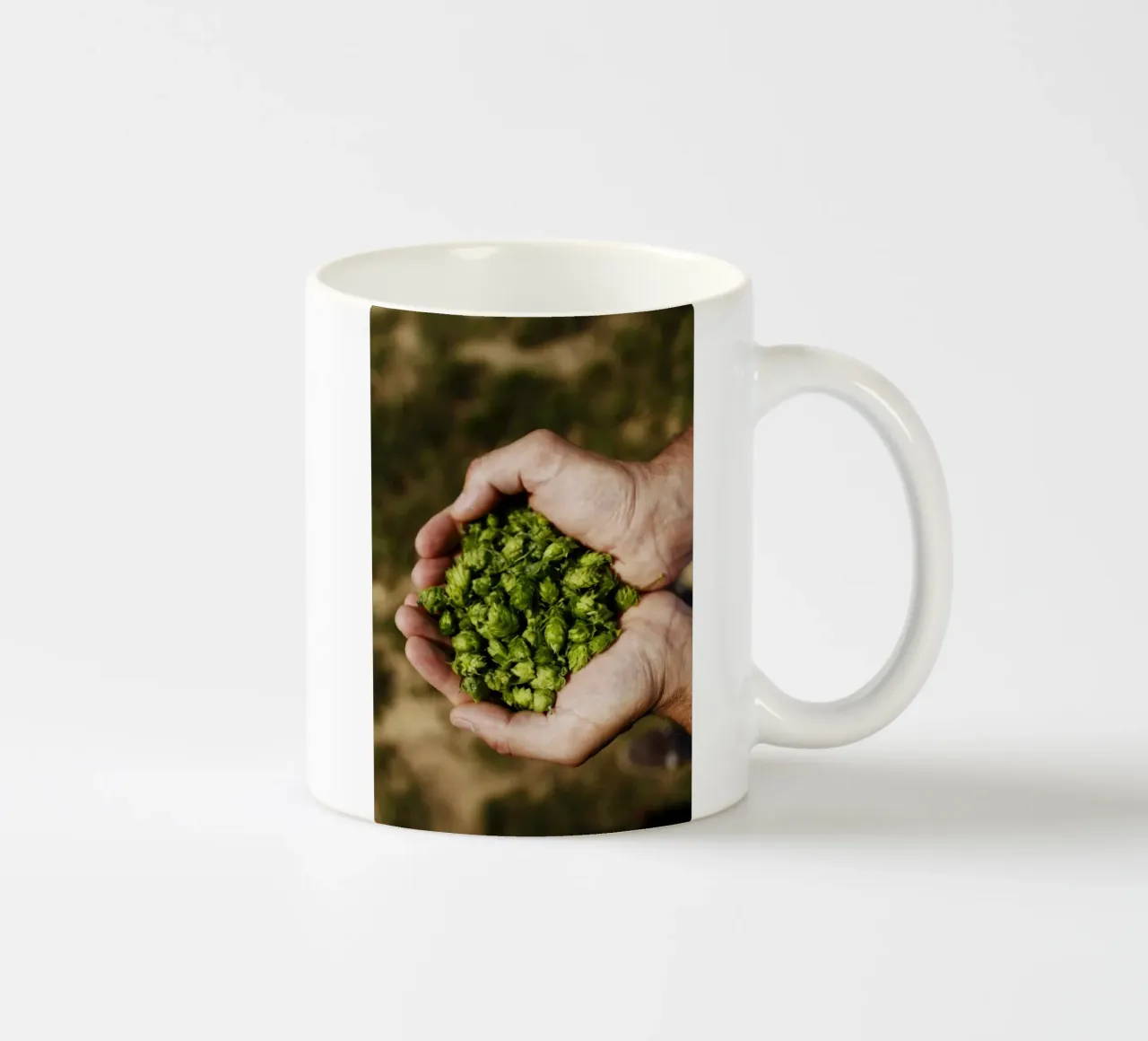 Hopfenglück, Baviera, Holledau tazza in ceramica da Simon Koy