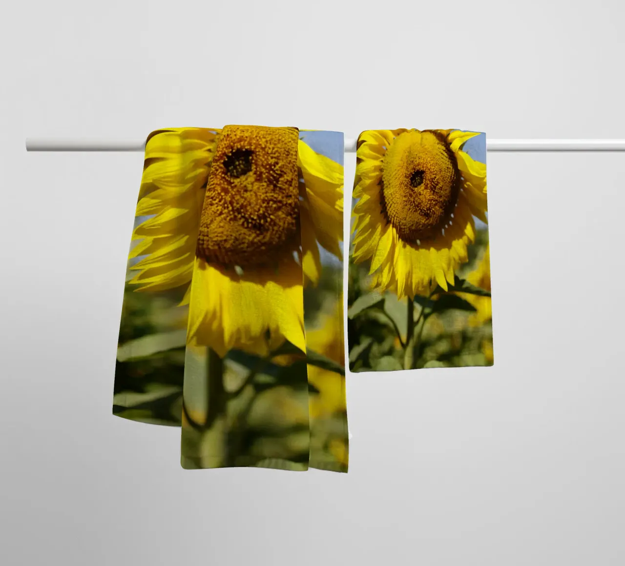 Girasole, Baviera asciugamano da bagno da fotokunst