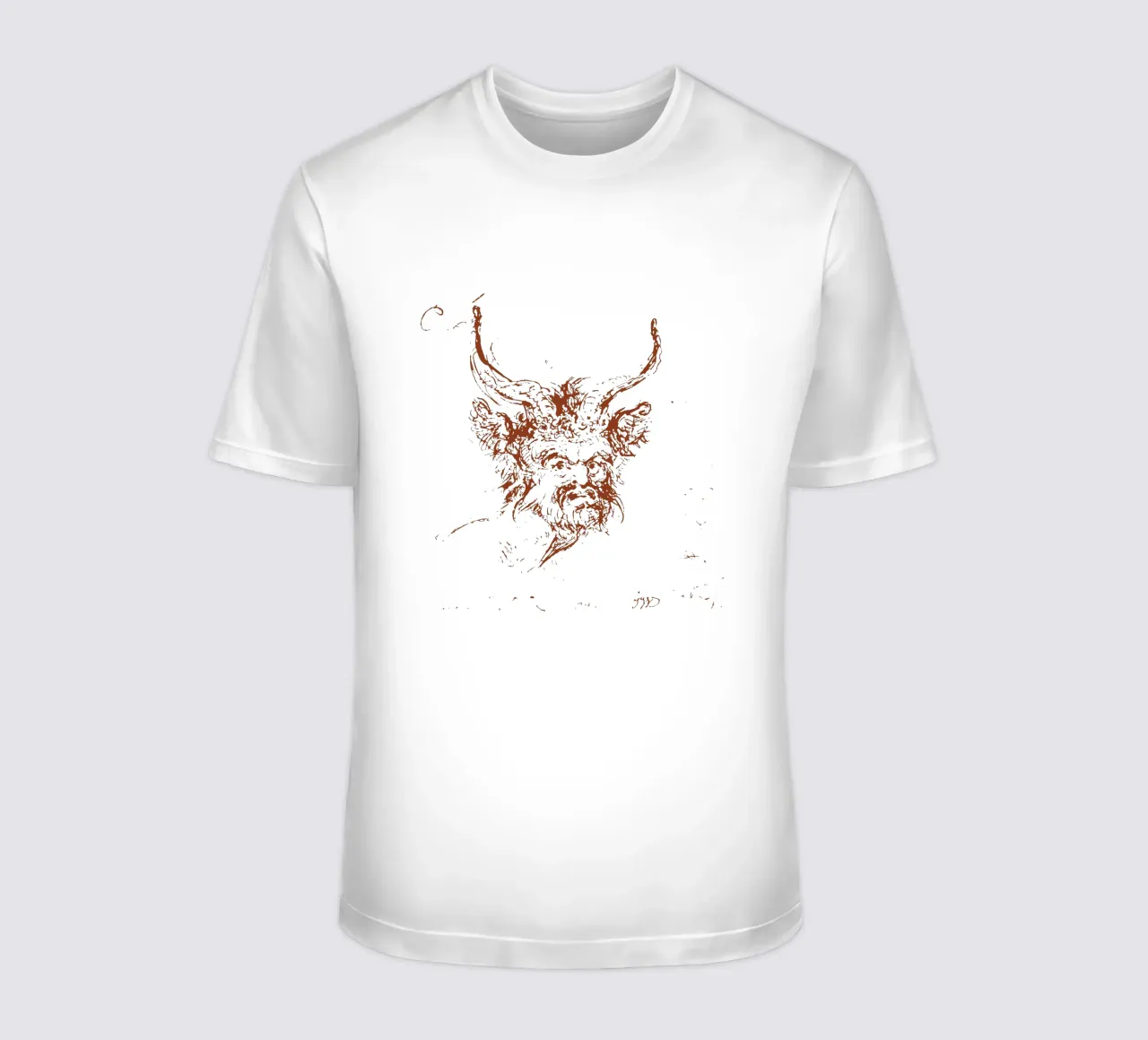 La testa di un satiro t-shirt da Doa Project