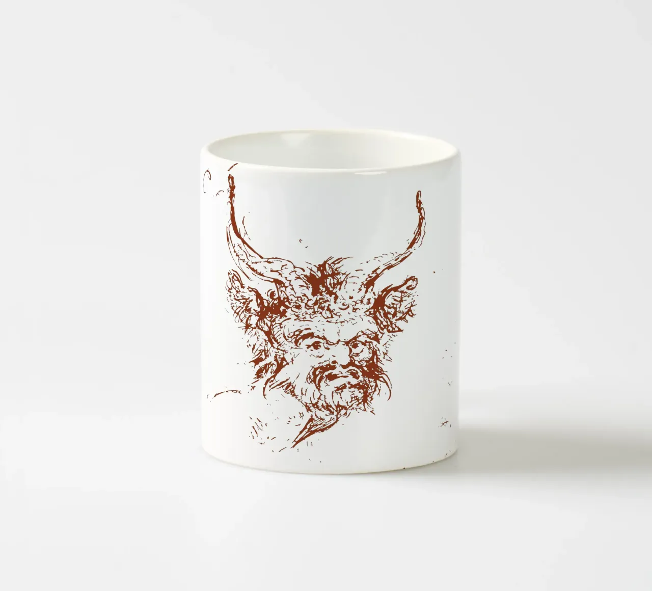 La testa di un satiro tazza in ceramica da Doa Project