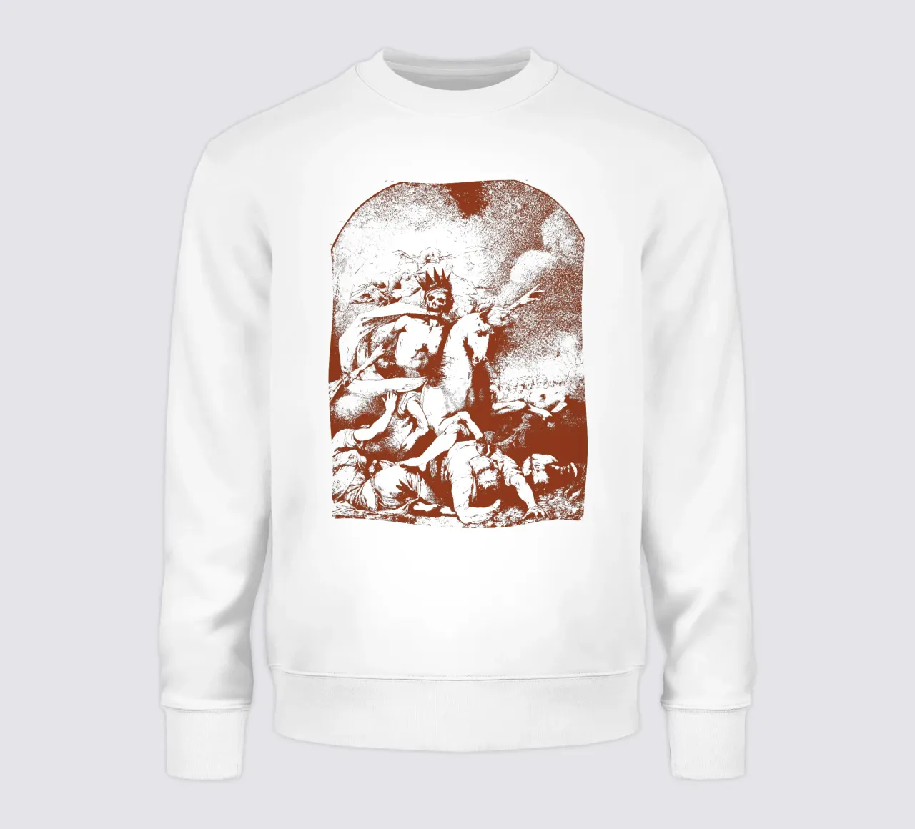 Muerte a lomos de un caballo pálido sudadera de Doa Project