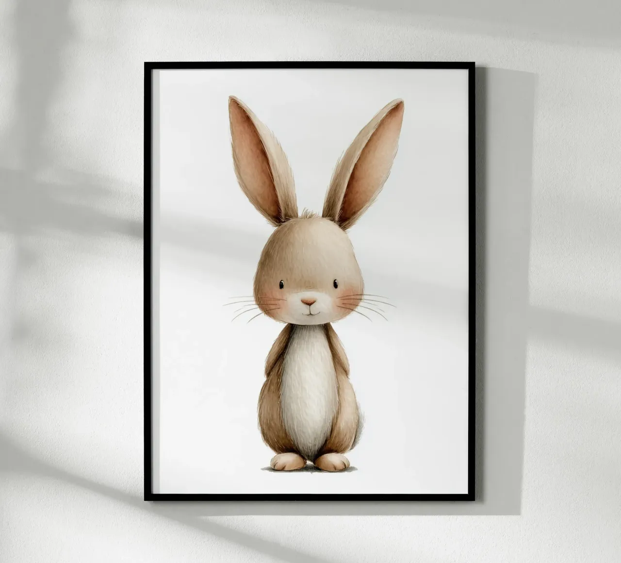 Poster di un coniglio carino carta hahnemühle da Kid’s Dream