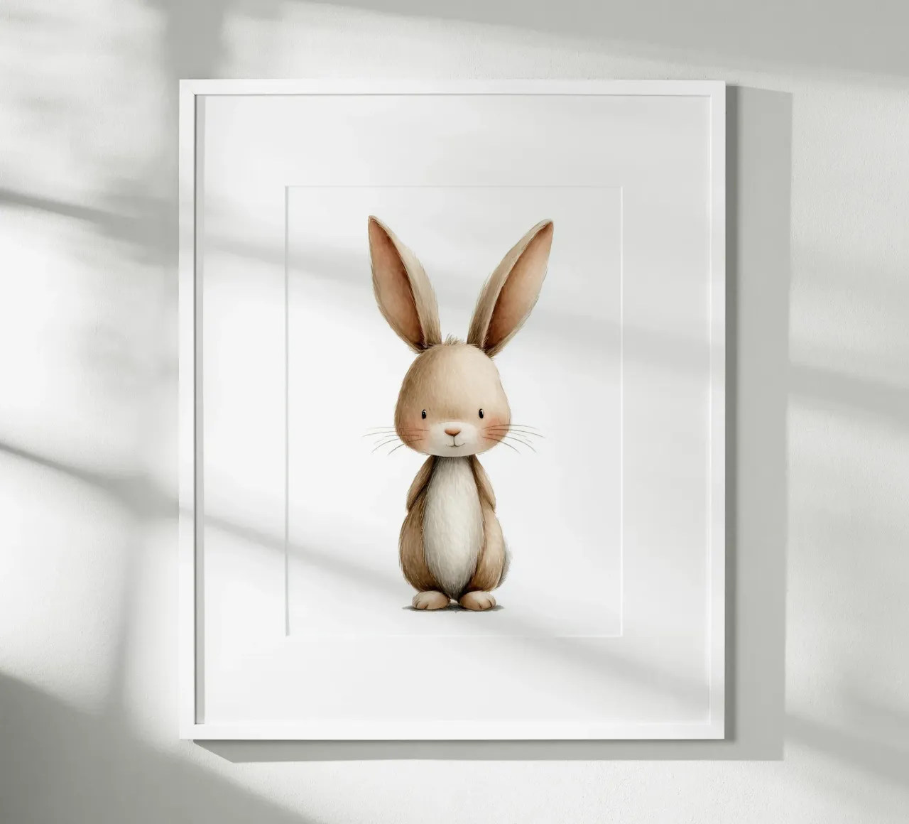 Poster di un coniglio carino carta hahnemühle da Kid’s Dream