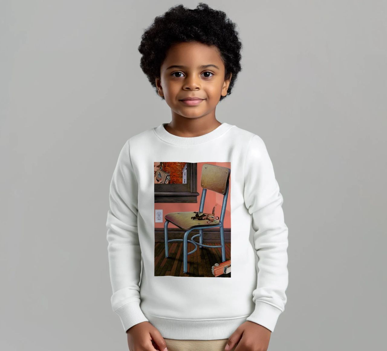 crash felpa bambino da Doug Smock