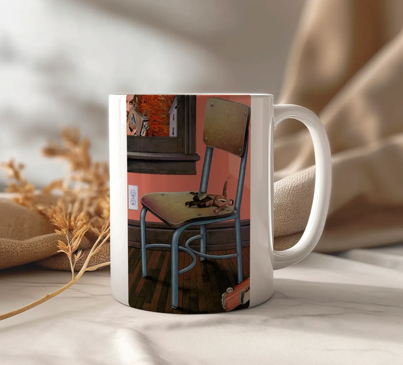 crash ceramic mug by Doug Smock