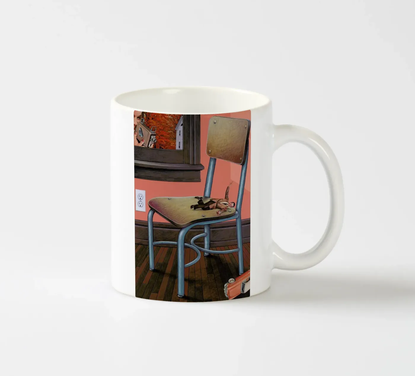 crash ceramic mug by Doug Smock