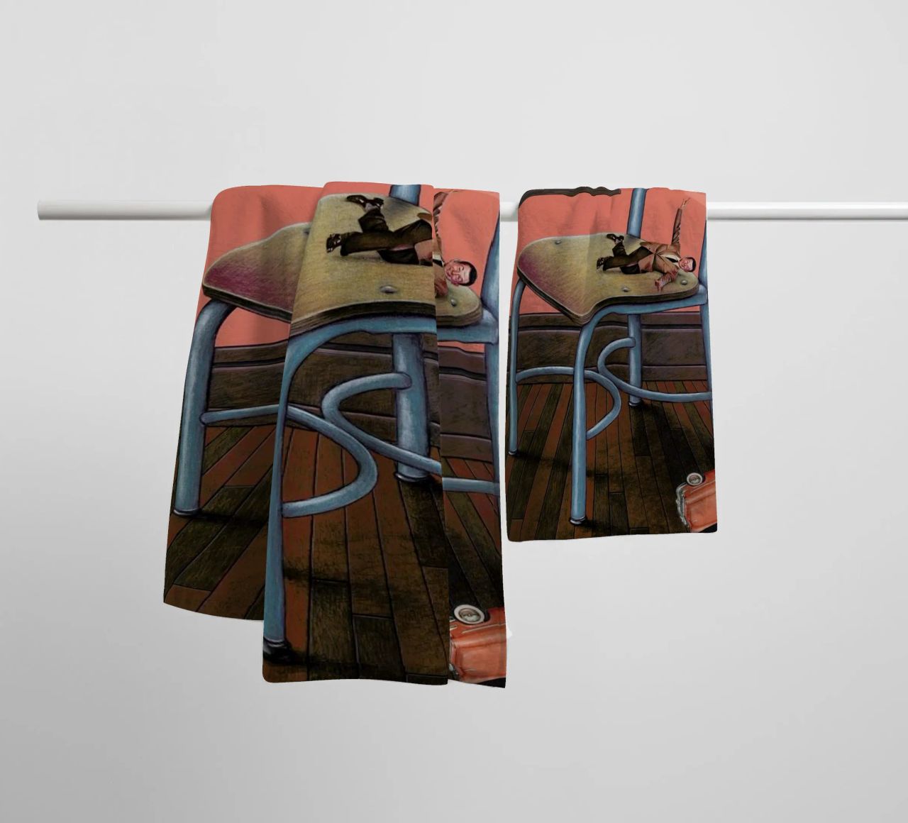 crash asciugamano da bagno da Doug Smock