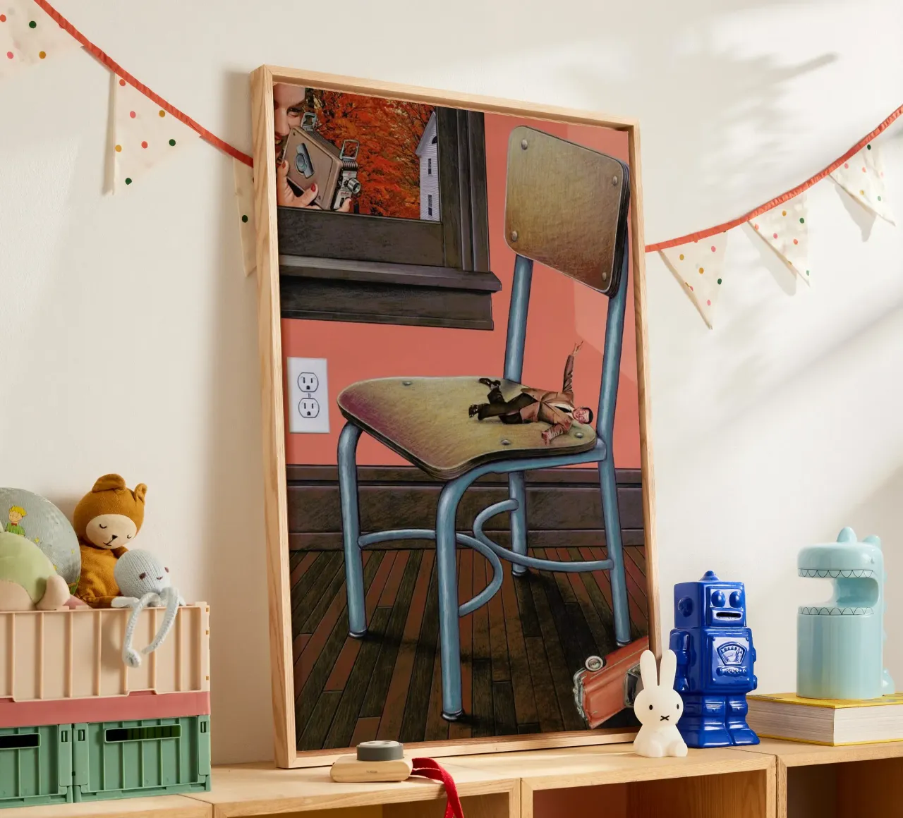 crash canvas met Baklijst van Doug Smock
