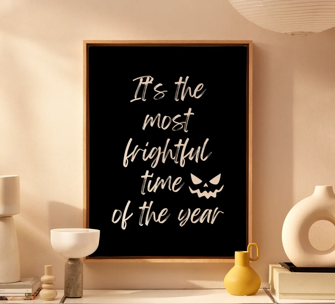 It's the most frightful time of the year canvas by ArtDesign by KBK